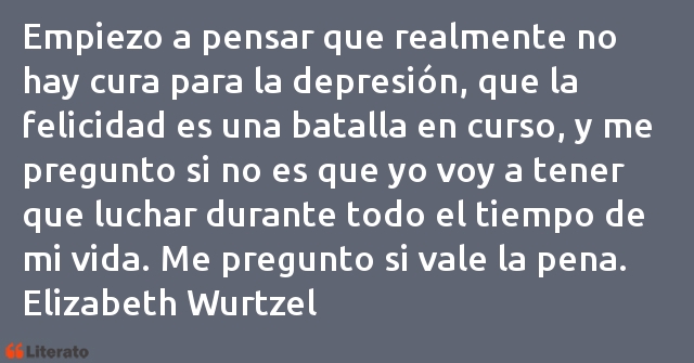 Frases de Elizabeth Wurtzel