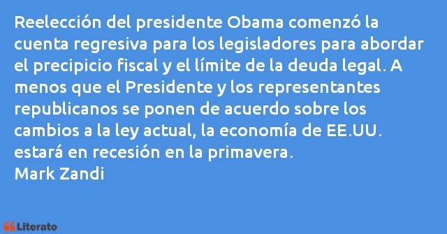 Frases de Mark Zandi