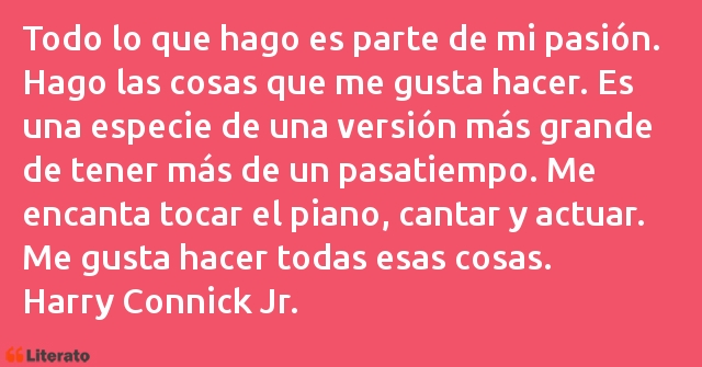 Frases de Harry Connick Jr.