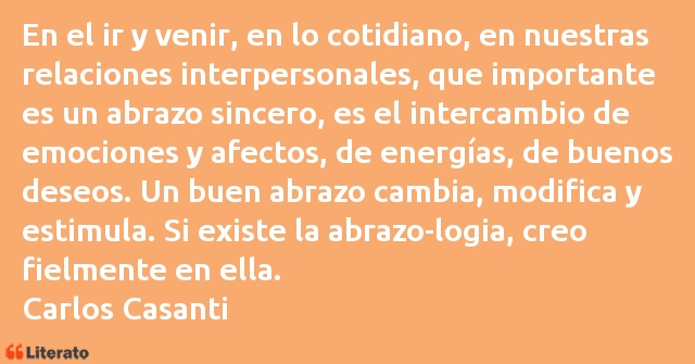 Frases de Carlos Casanti