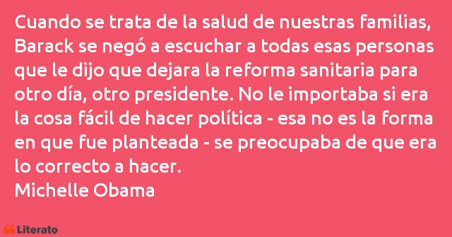 Frases de Michelle Obama