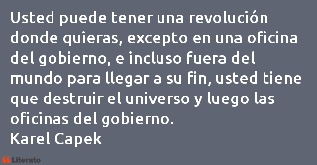 Frases de Karel Capek