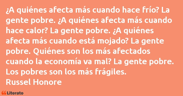 Frases de Russel Honore