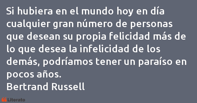 Frases de Bertrand Russell