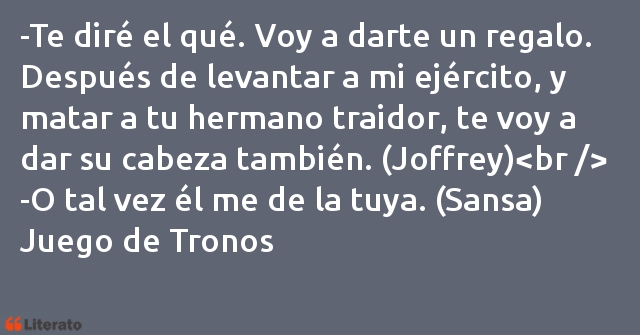 Frases de Juego de Tronos