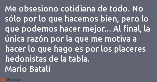 Frases de Mario Batali