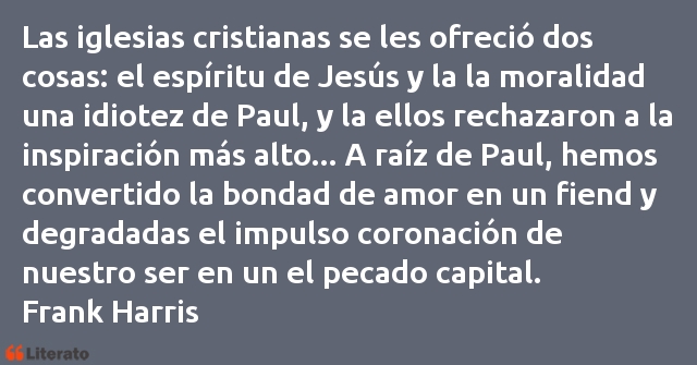 Frases de Frank Harris