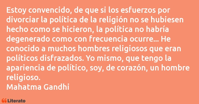 Frases de Mahatma Gandhi