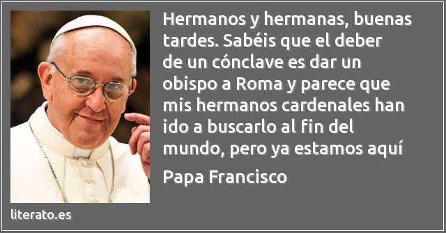 Frases de Papa Francisco