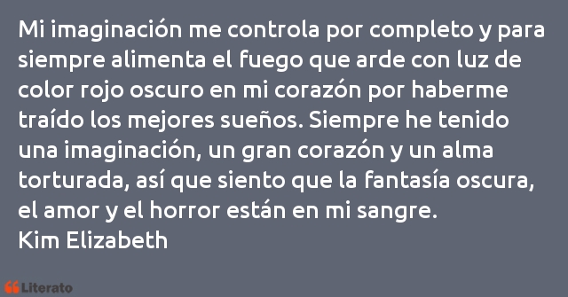 Frases de Kim Elizabeth