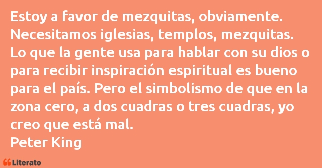 Frases de Peter King