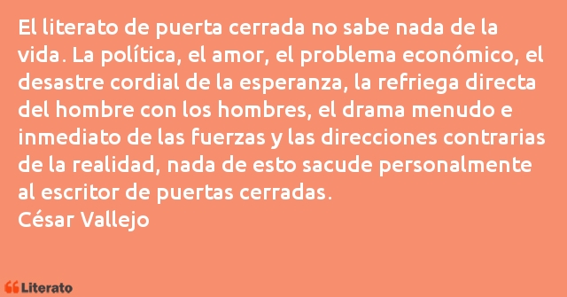 Frases de César Vallejo