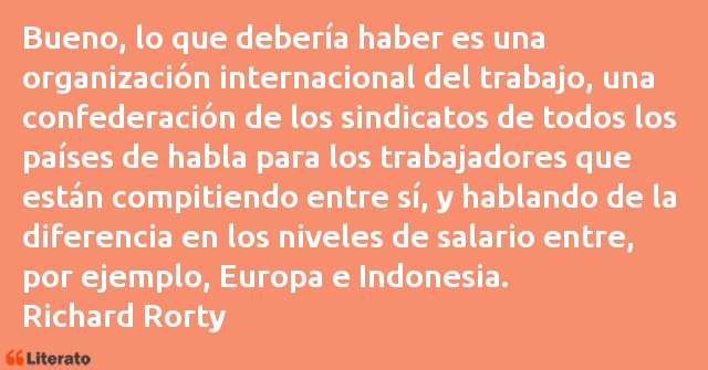 Frases de Richard Rorty