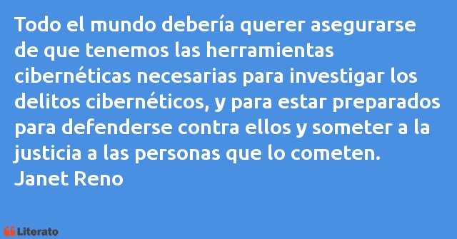 Frases de Janet Reno