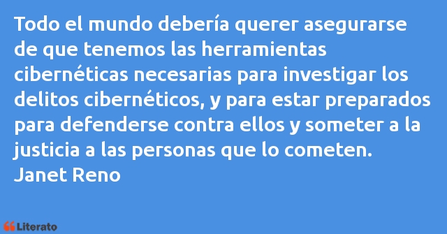 Frases de Janet Reno