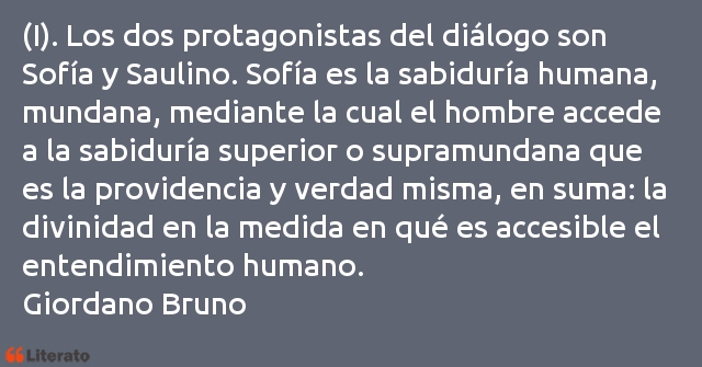 Frases de Giordano Bruno