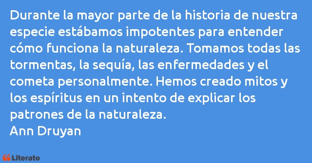 Frases de Ann Druyan