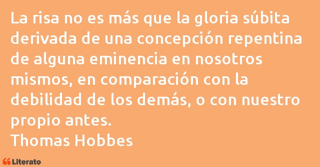 Frases de Thomas Hobbes