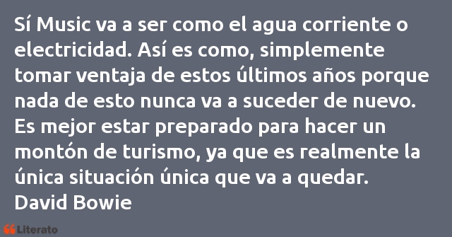 Frases de David Bowie