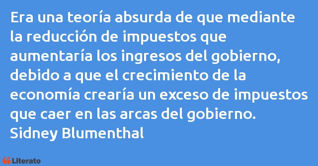 Frases de Sidney Blumenthal