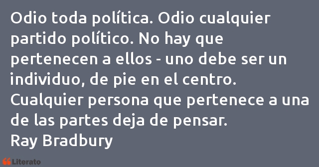 Frases de Ray Bradbury