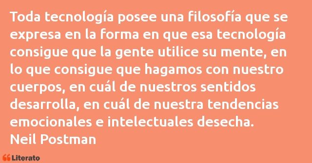 Frases de Neil Postman