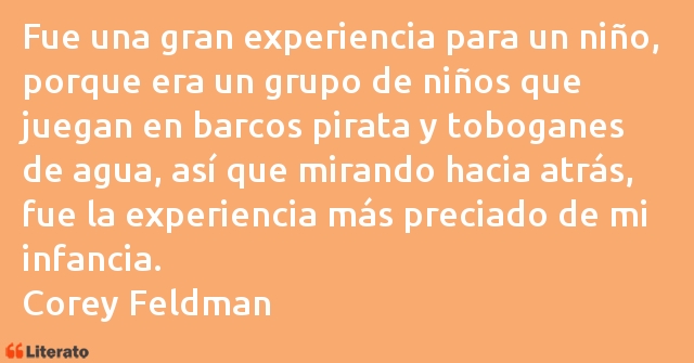 Frases de Corey Feldman