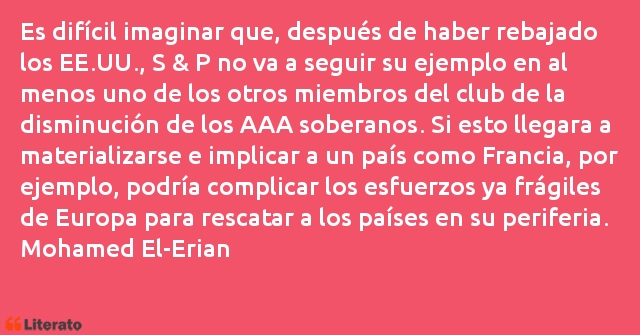 Frases de Mohamed El-Erian