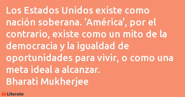 Frases de Bharati Mukherjee