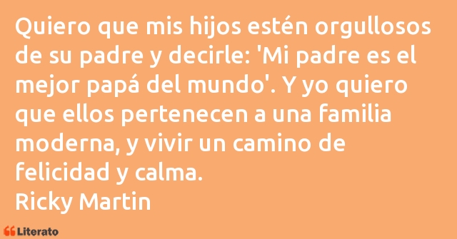 Frases de Ricky Martin