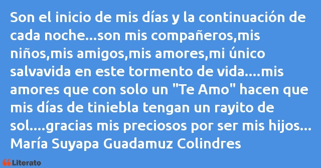 Frases de María Suyapa Guadamuz Colindres