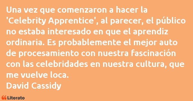 Frases de David Cassidy