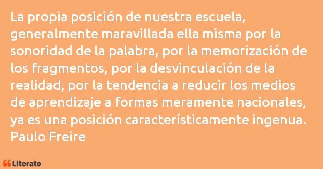 Frases de Paulo Freire