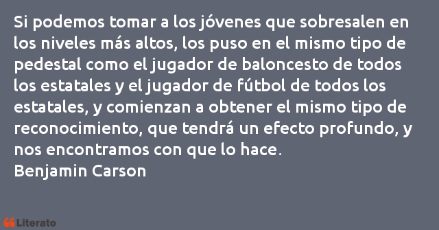 Frases de Benjamin Carson