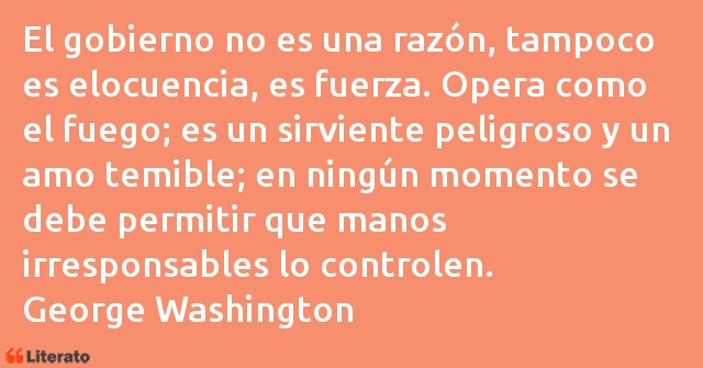 Frases de George Washington