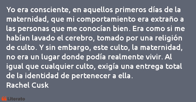 Frases de Rachel Cusk