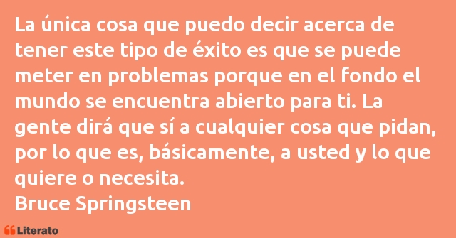 Frases de Bruce Springsteen