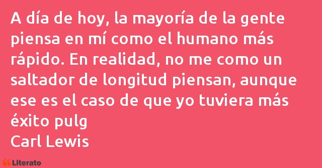 Frases de Carl Lewis