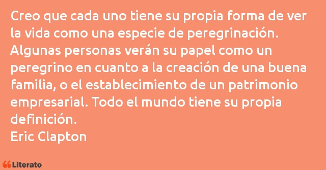 Frases de Eric Clapton