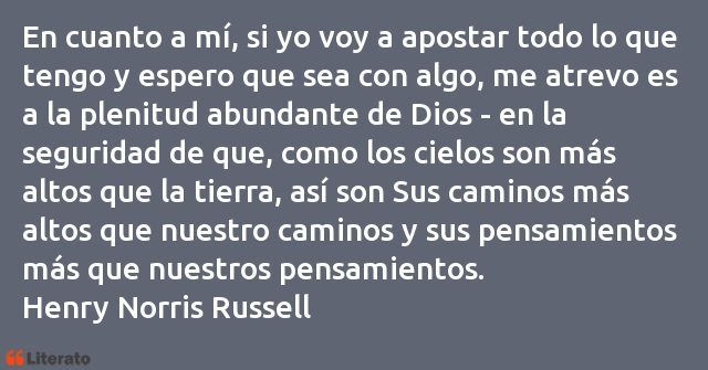 Frases de Henry Norris Russell