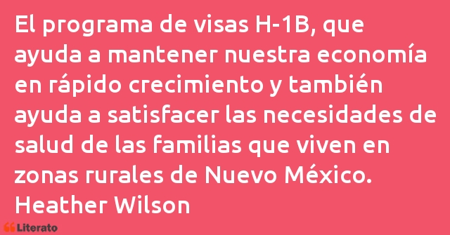 Frases de Heather Wilson