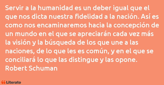 Frases de Robert Schuman