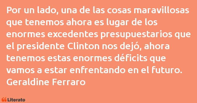 Frases de Geraldine Ferraro