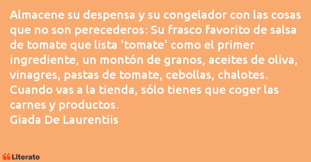 Frases de Giada De Laurentiis