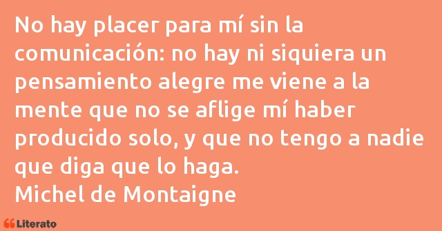 Frases de Michel de Montaigne