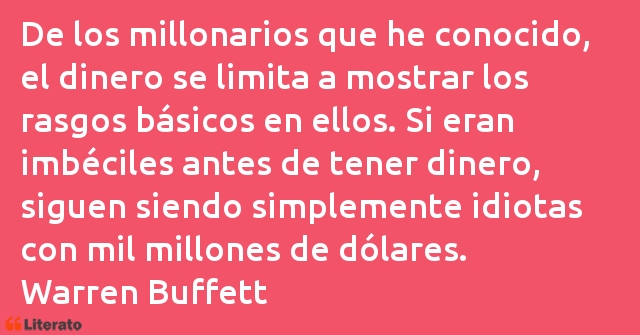 Frases de Warren Buffett