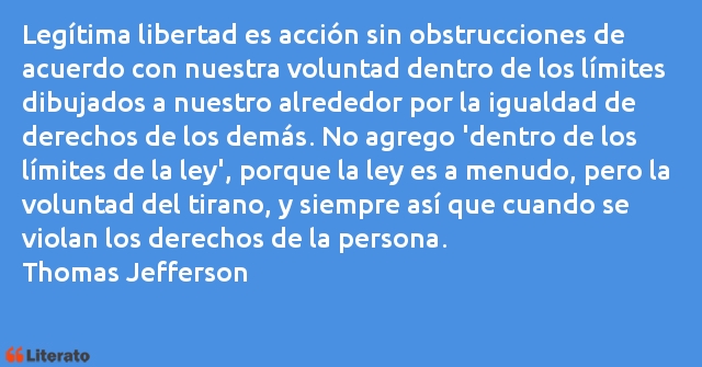 Frases de Thomas Jefferson