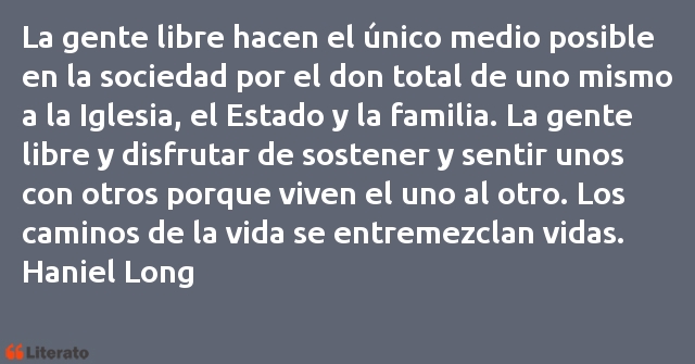 Frases de Haniel Long