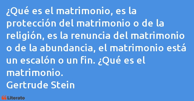 Frases de Gertrude Stein