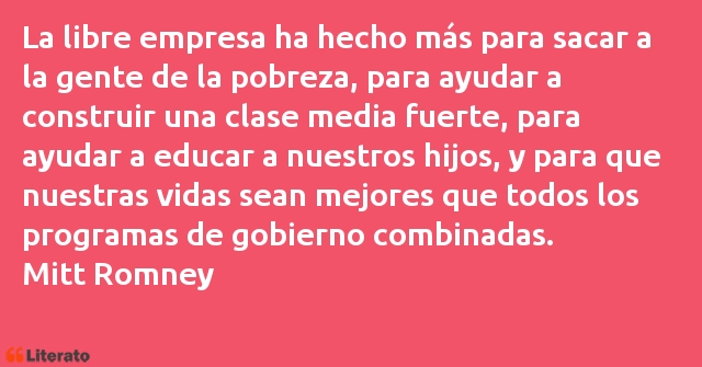 Frases de Mitt Romney